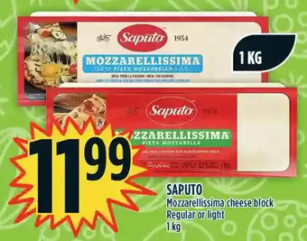 Marché Adonis Saputo mozzarellissima cheese block offer