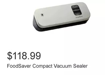 Costco Foodsaver compact vacuum sealer offer