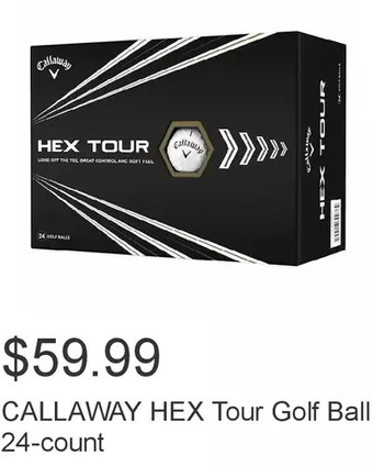 Costco Callaway hex tour golf ball 24-count offer
