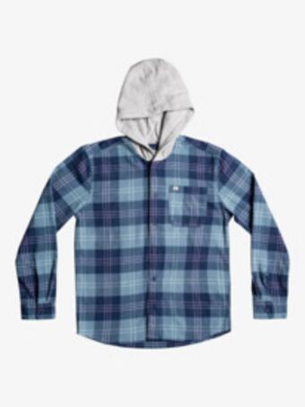 Quiksilver Boy's 8‑16 halidon hooded long sleeve shirt offer