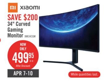 The Brick Xiaomi 34 curved gaming monitor - bhr5132us offer