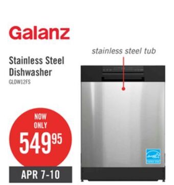 The Brick Galanz 24 front-control dishwasher - gldw12fsba5a offer