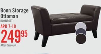 The Brick Bonn faux leather storage ottoman offer