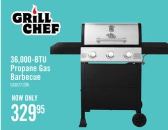 The Brick Grill chef 36,000-btu propane gas barbecue - gcb371snp offer