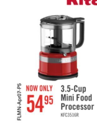 The Brick Kitchenaid 3.5-cup mini food processor - kfc3516er offer