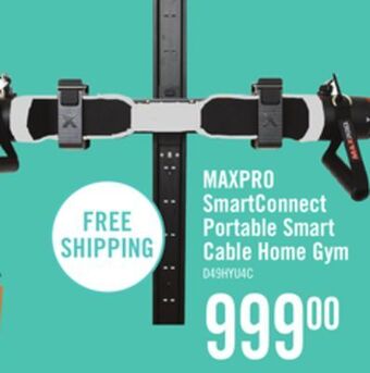 The Brick Maxpro smartconnect portable smart cable home gym - black offer