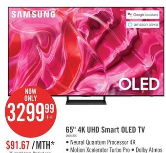 The Brick Samsung s90c 65 4k oled tv offer
