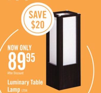 The Brick Luminary table lamp offer