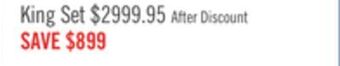 The Brick Tempur®-support 3.0 medium king mattress set offer