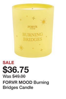 Sephora Burning bridges candle offer