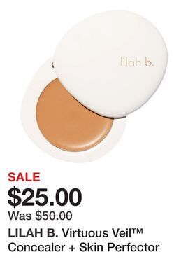 Sephora Virtuous veil™ concealer + skin perfector offer