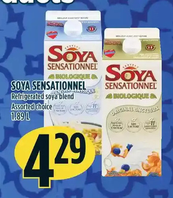 Marché Adonis Soya sensationnel refrigerated soya blend offer