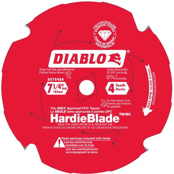 Home Hardware 7-1/4 4 tooth fiber cement circular saw blade offer