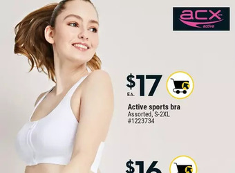 Giant Tiger Active sports bra offer