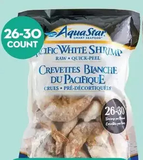 Giant Tiger Aqua star frozen shrimp offer