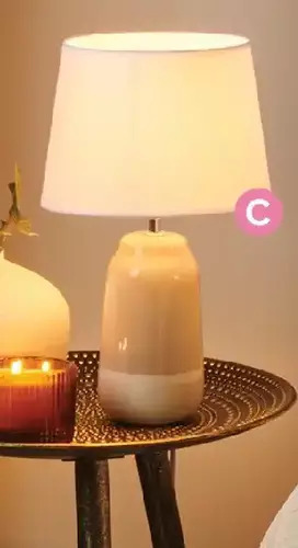 Giant Tiger Ceramic lamp offer