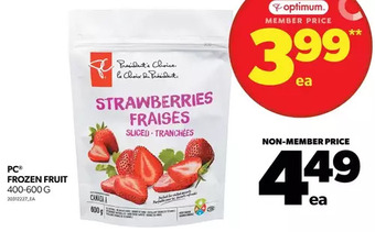 Real Canadian Superstore Pc frozen fruit offer