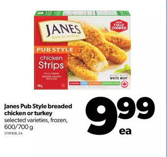 Real Canadian Superstore Janes pub style breaded chicken or turkey offer
