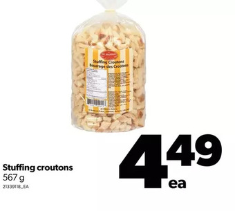 Real Canadian Superstore Stuffing croutons offer