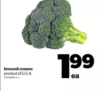 Real Canadian Superstore Broccoli crowns offer