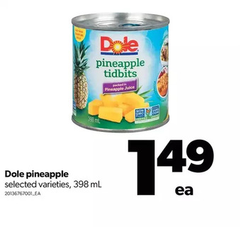 Real Canadian Superstore Dole pineapple offer