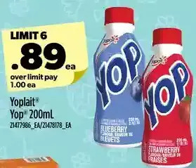 Real Canadian Superstore Yoplait yop offer