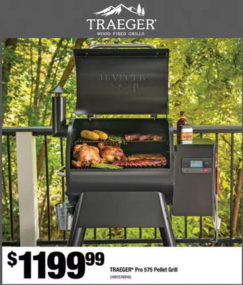 Home Depot Traeger pro 575 pellet grill offer