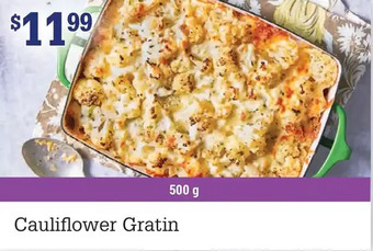 M & M Food Market Cauliflower gratin offer