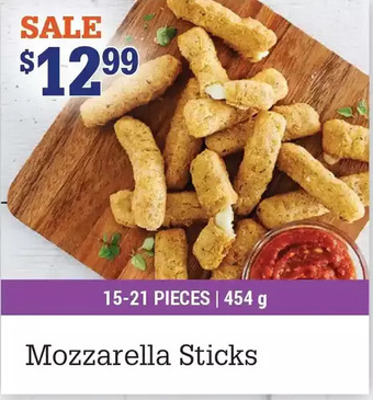 M & M Food Market Mozzarella sticks offer