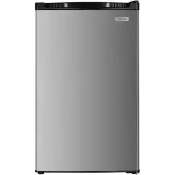 Home Depot Vissani 4.4 cu. ft. compact refrigerator in stainless steel offer