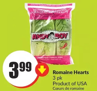 FreshCo Romaine hearts offer
