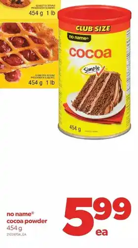 Real Canadian Superstore No name cocoa powder offer