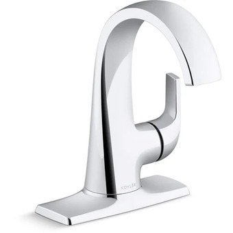 Home Depot Kohler cursiva single-handle bathroom faucet in chrome offer