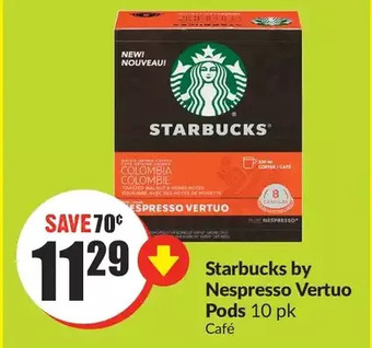 FreshCo Starbucks by nespresso vertuo pods offer