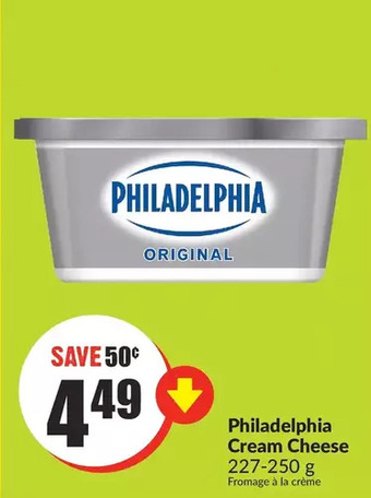 FreshCo Philadelphia cream cheese offer