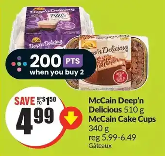 FreshCo Mccain deep'n delicious | mccain cake cups offer