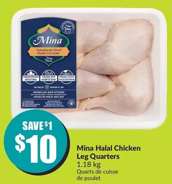 FreshCo Mina halal chicken leg quarters offer