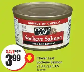 FreshCo Clover leaf sockeye salmon offer