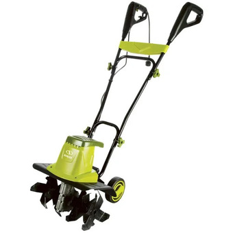 Home Depot Sun joe 16 13.5 amp electric tiller cultivator offer