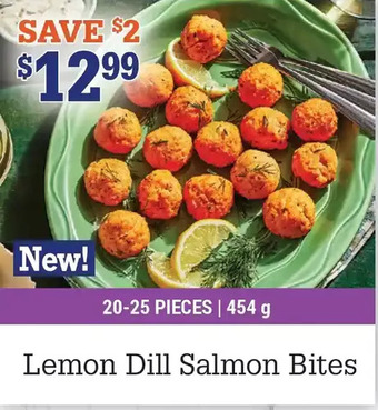 M & M Food Market Lemon dill salmon bites offer