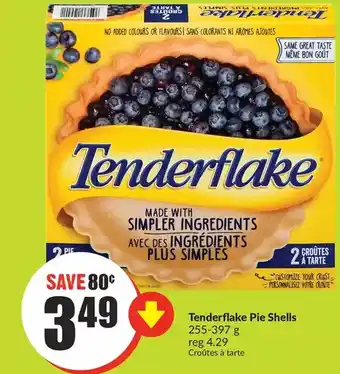 FreshCo Tenderflake pie shells offer