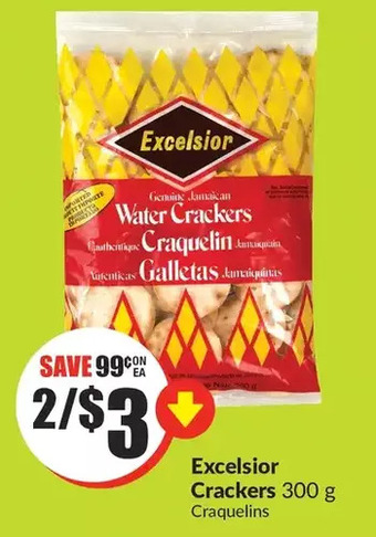 FreshCo Excelsior crackers offer