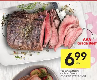 Foodland Top sirloin roasts offer
