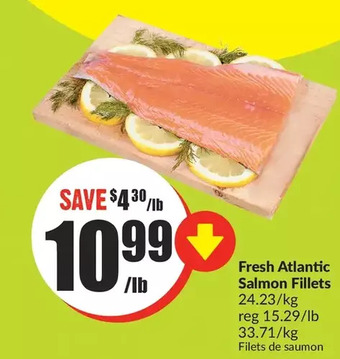 FreshCo Fresh atlantic salmon fillets offer
