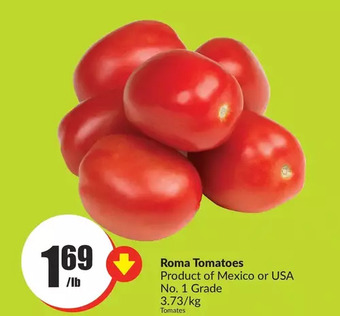 FreshCo Roma tomatoes offer