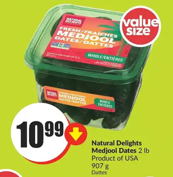 FreshCo Natural delights medjool dates offer