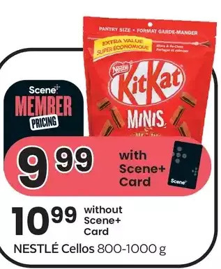 Sobeys Nestlé cellos offer