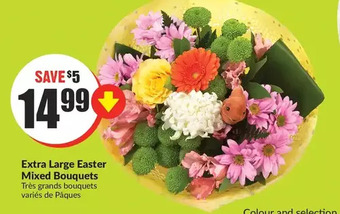 FreshCo Extra large easter mixed bouquets offer