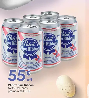 Sobeys Pabst blue ribbon offer