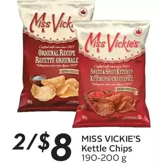 Sobeys Miss vickie's kettle chips offer